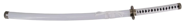 Katana S5028 Shusui Wado Ichimonji de Zoro de One Piece réplica no oficial de 104 cm hoja de bambú acabado negro con el corte en satinado, mango con encordado blanco. Ref. S5028 - Imagen 2
