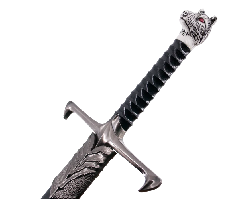 Espada 15791-1 Modelo de Garra de Jonh Nieve, Modelo No oficial, con un tamaño total 100cm, hoja de acero. Con soporte. Ref. 15791-1