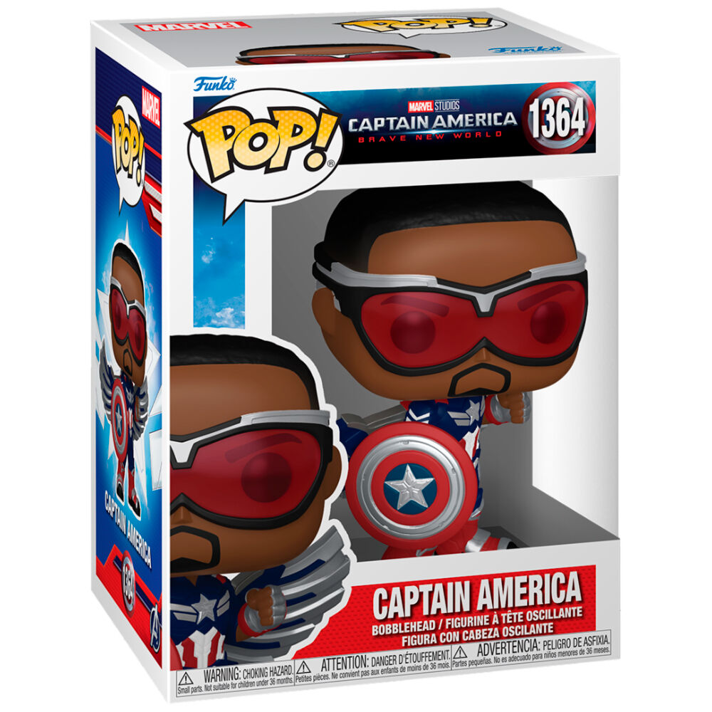 Figura POP Marvel Capitan America Brave New World Capitan America - Imagen 3