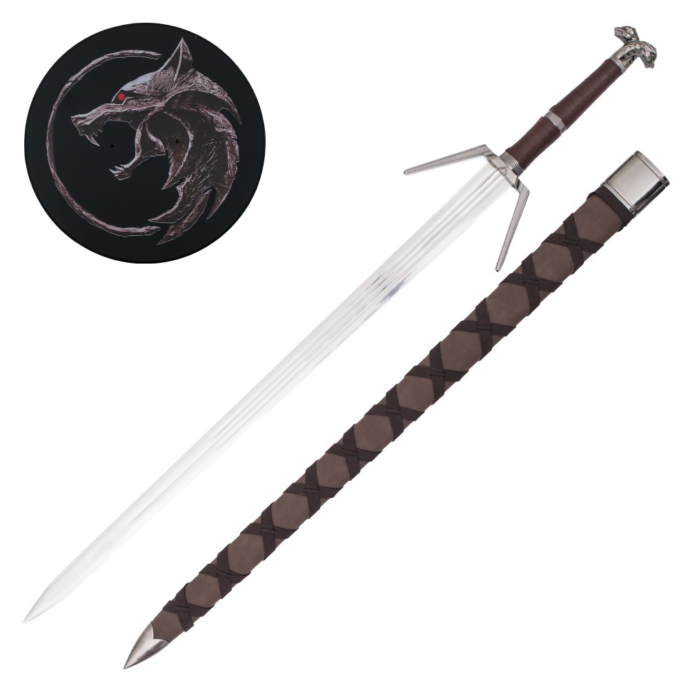 ESPADA DE PLATA SERPENTINA DE GERALT DE RIVIA DE THE WITCHER 3
